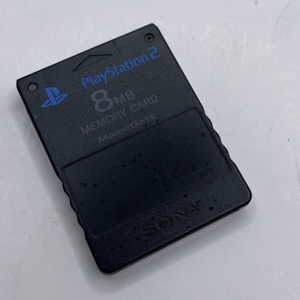 Sony PlayStation 2 Memory Card 8MB SCPH-10020 Official MagicGate Black
